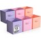 Sorbus 6 Pack 13 Inch Foldable Storage Cubes with Handles- for Organizing Home, Shelves, Nursery, Playroom, Closet and More
